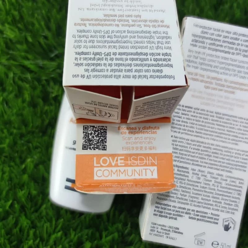 ضدآفتاب اکتیو یونیفای رنگی ایزدین SPF50 — تصویر ۵