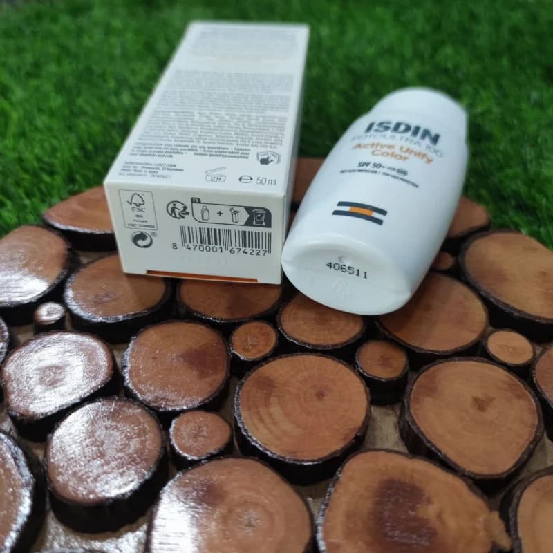 ضدآفتاب اکتیو یونیفای رنگی ایزدین SPF50 — تصویر ۴