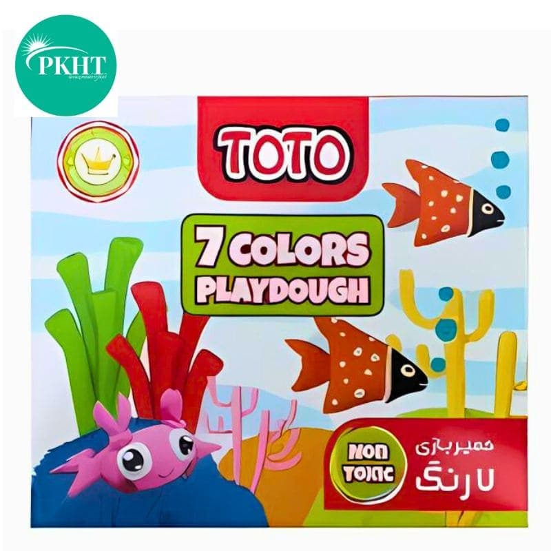 خمیر بازی 7 رنگ TOTO