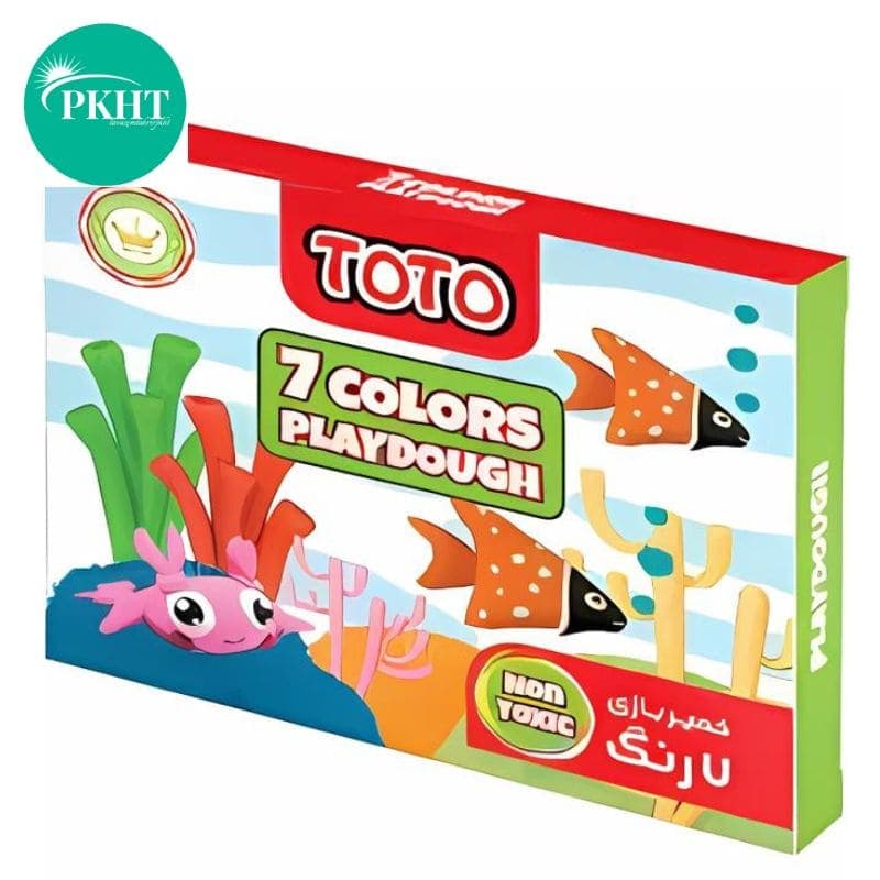 خمیر بازی 7 رنگ TOTO — تصویر ۲