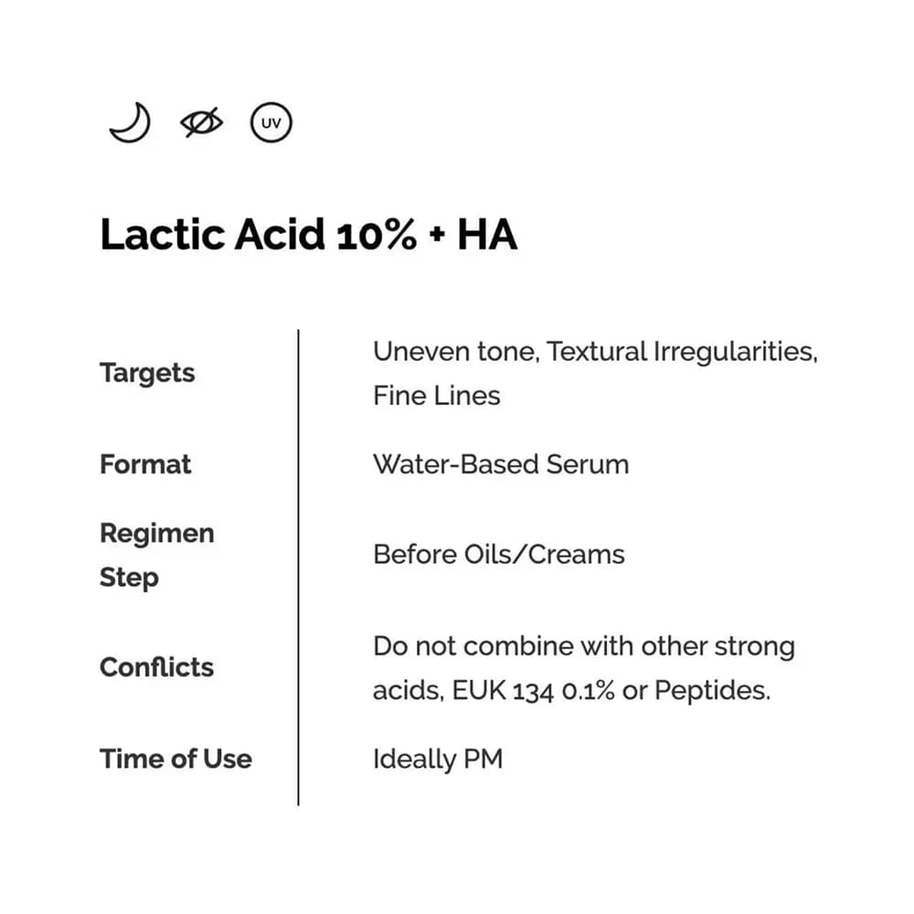 سرم لایه بردار لاکتیک اسید 10% اوردینری 30ml — تصویر ۳