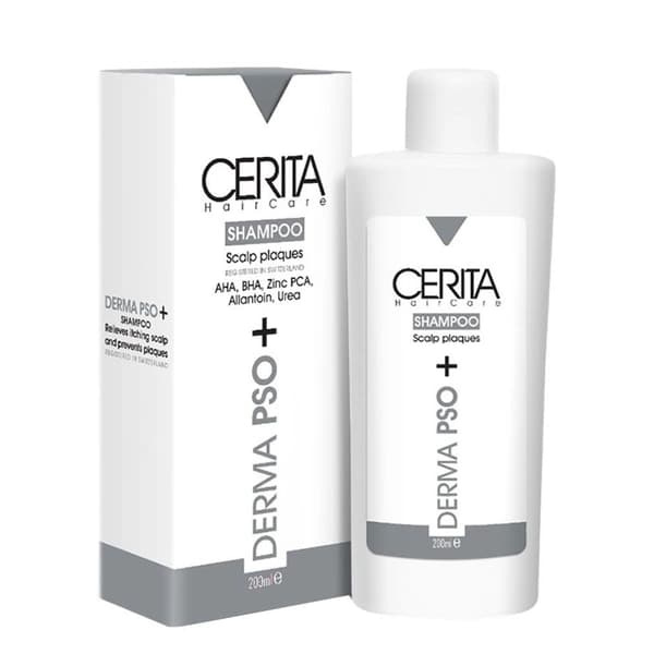 شامپو تقویت کننده مو سریتا مدل Derma PSO مناسب برای کف سرپوسته دار حجم 200 میلی لیتر — تصویر ۲