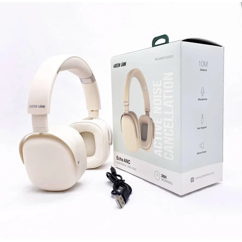 هدفون بلوتوثی گرین لاین مدل Green Lion Echo ANC — تصویر ۴