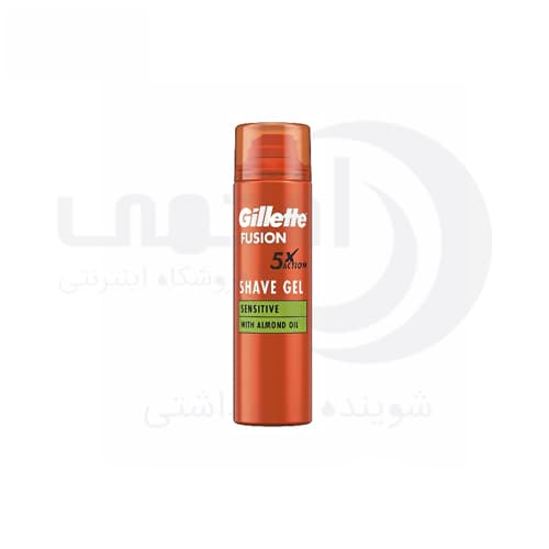 ژل اصلاح ژیلت فیوژن 5 حاوی کره کاکائو حجم 200 میل