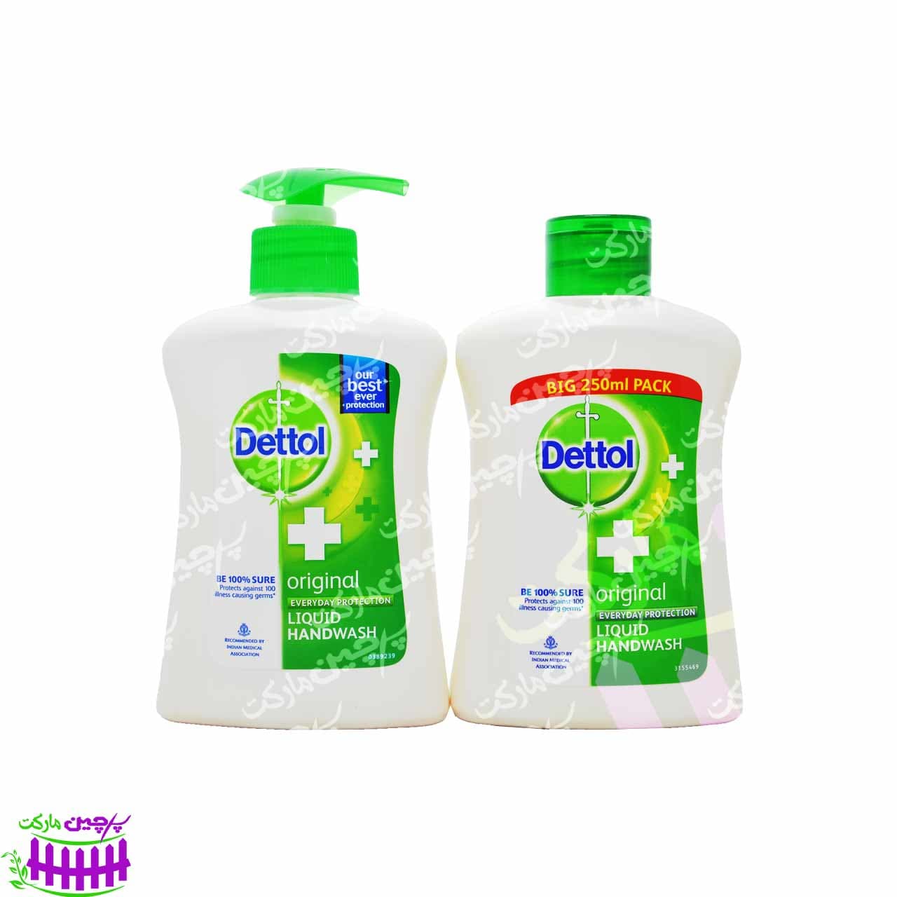 مایع دستشویی با یدک ( ریفیل ) ۲۵۰+۲۰۰ میل دتول – dettol