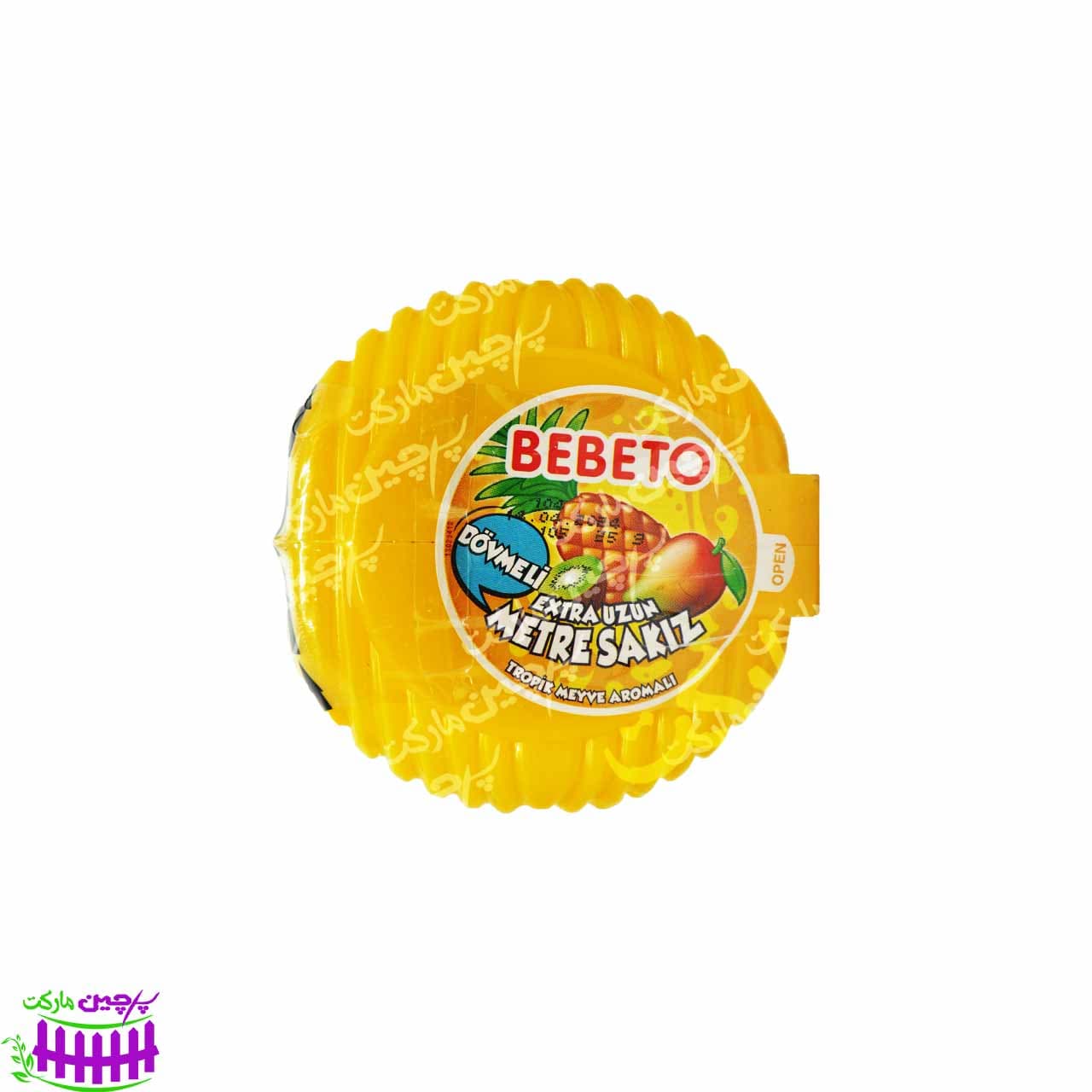 آدامس متری طعم استوایی ۱۰۰ گرم ببتو – bebeto