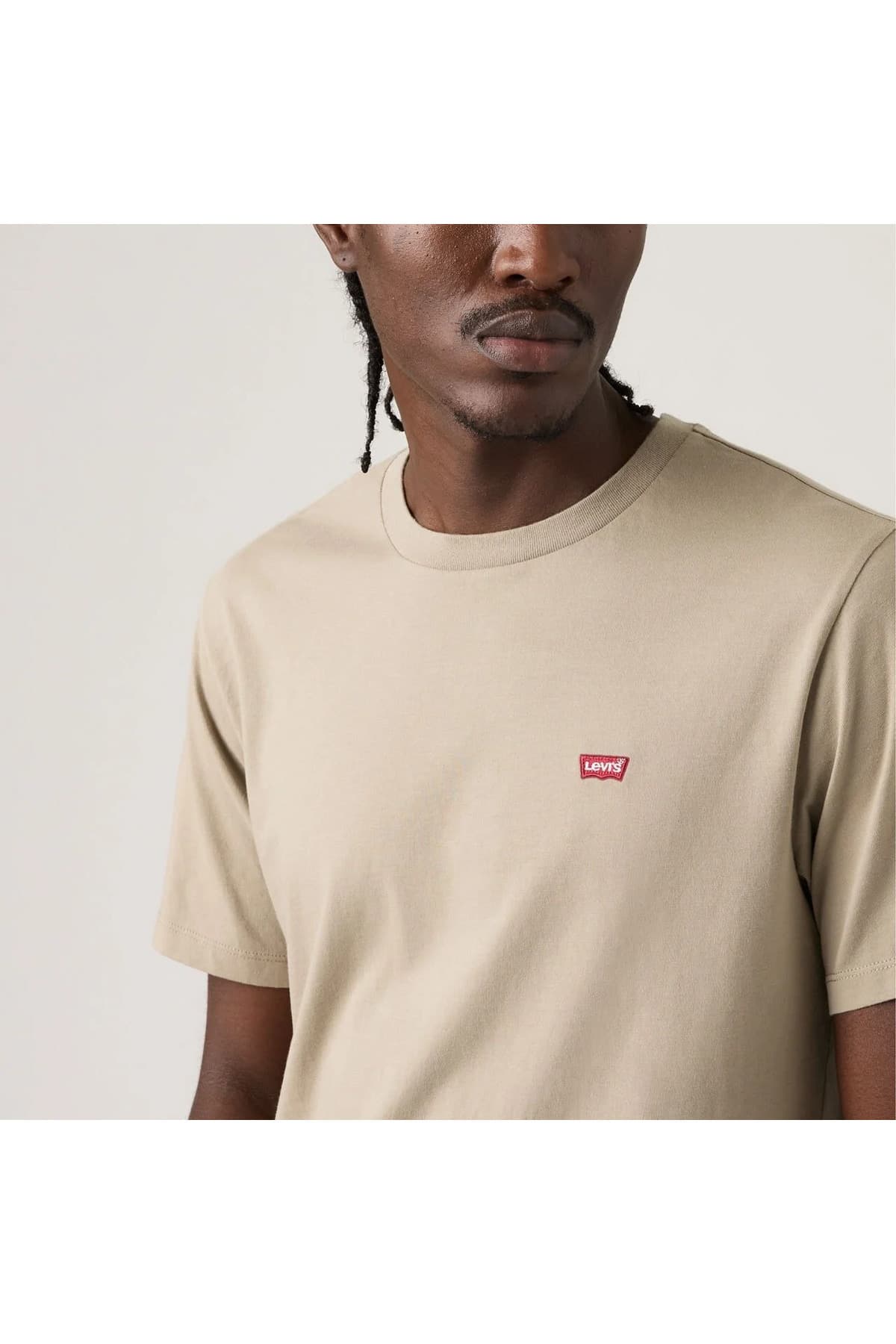 تی شرت لیوایز مردانه 100% پنبه بژ راسته Regular/رگولار بیسیک کژوال/روزمره | Levi’s 008BT-0001 TR