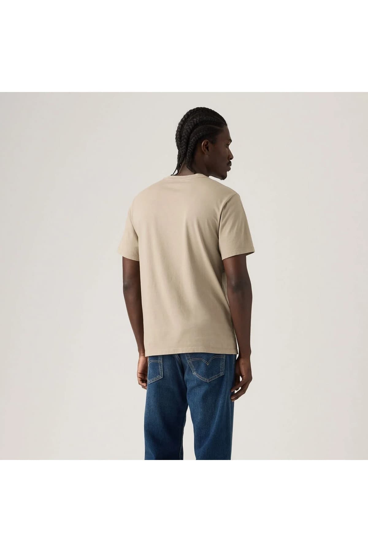 تی شرت لیوایز مردانه 100% پنبه بژ راسته Regular/رگولار بیسیک کژوال/روزمره | Levi’s 008BT-0001 TR — تصویر ۲