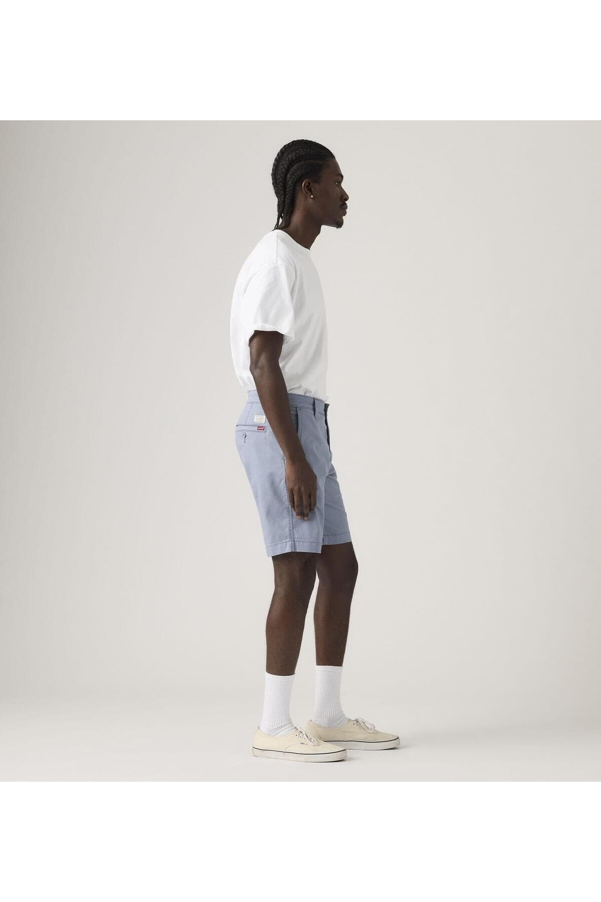 شلوارک برمودا لیوایز مردانه پاموک آبی راسته Regular/رگولار فاق نرمال | Levi’s 17202-0092 IN — تصویر ۴