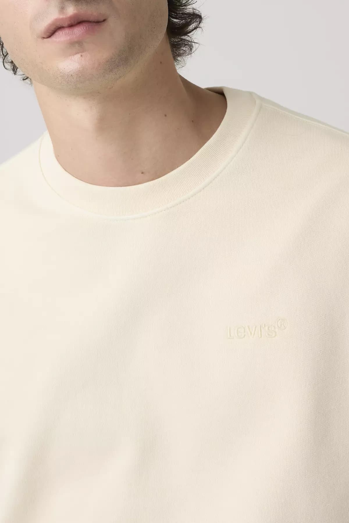 سویشرت لیوایز مردانه پاموک اکرو راسته Relaxed/ریلکس جاگر | Levi’s A9244-0043 PK — تصویر ۳