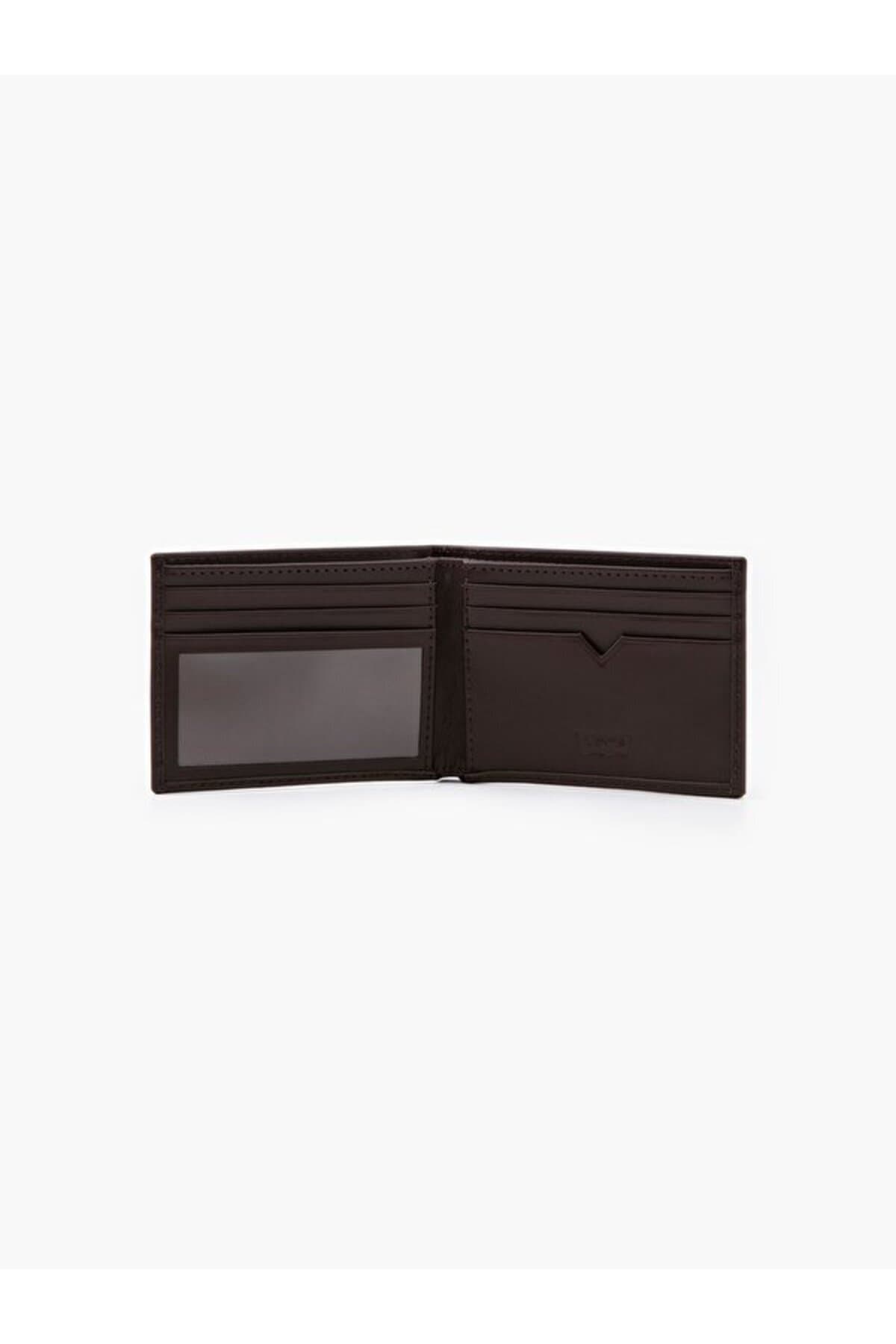 کیف پول لیوایز مردانه چرم اصل آبی راسته متوسط کژوال/روزمره | Levi’s D548900010 KH — تصویر ۲