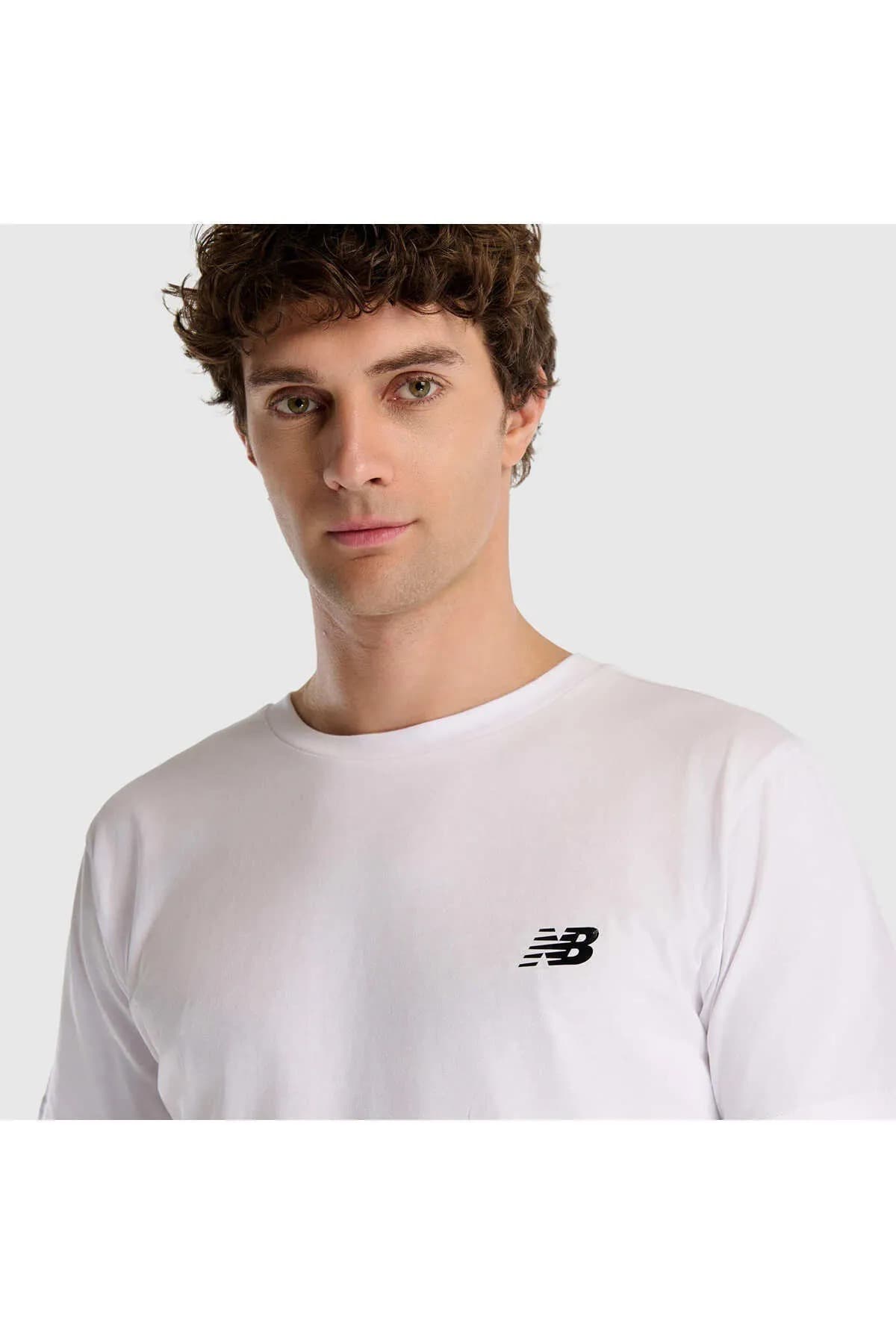 تی شرت ورزشی نیو بالانس مردانه پنبه ای مشکی رنگارنگ T-shirt کژوال/روزمره | New Balance MNT1537 TR — تصویر ۸