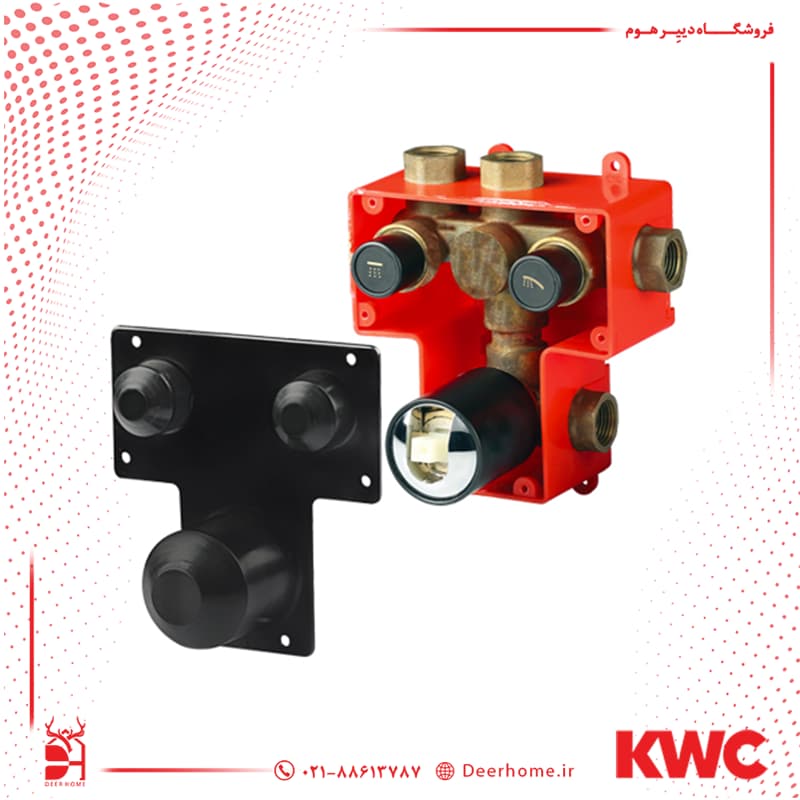 شیر مرکزی حمام KWC تیپ 3 ورونا