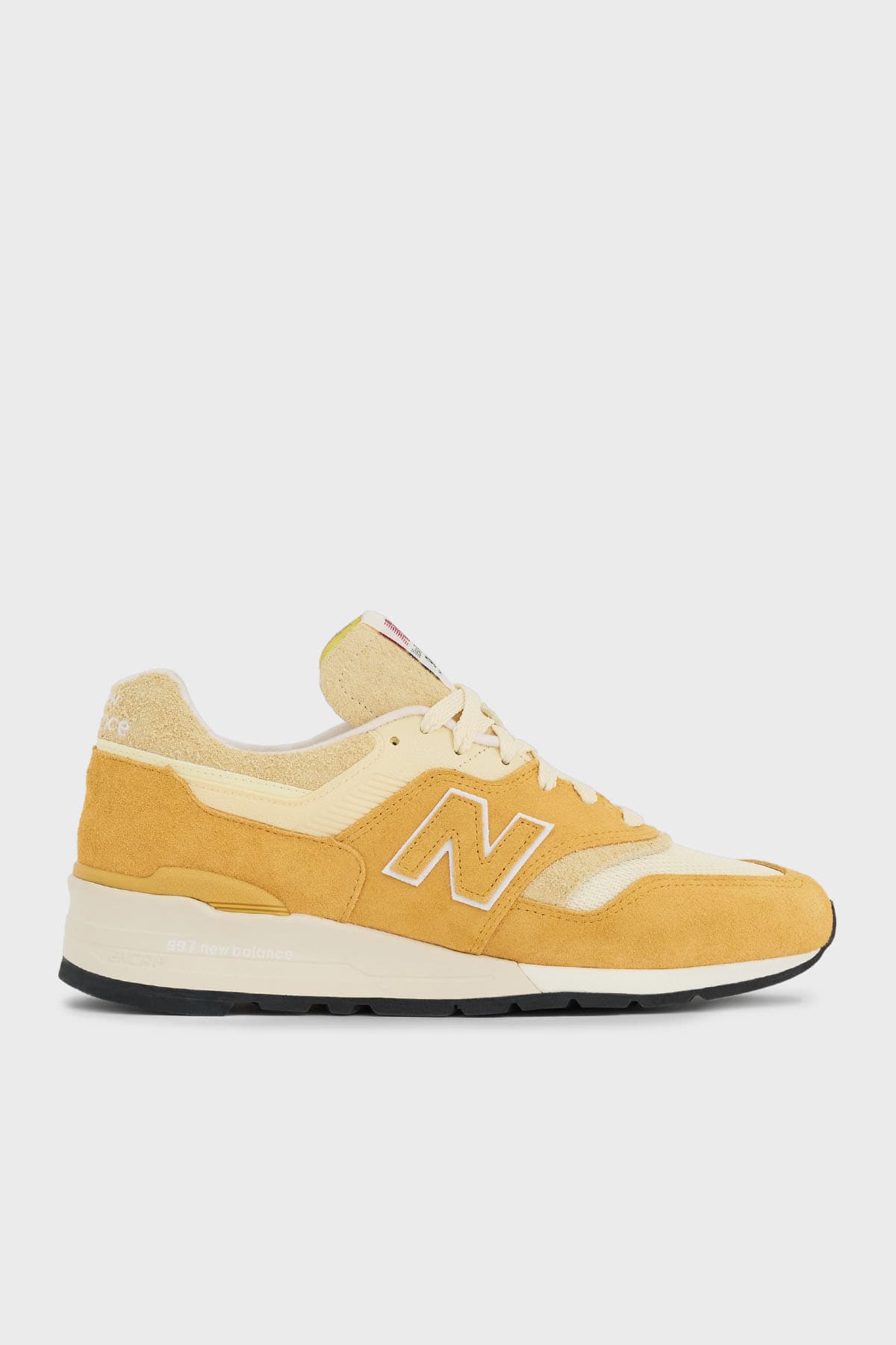 کفش اسنیکر نیو بالانس مردانه جیر زرد بیسیک طرح دار کژوال/روزمره | New Balance U997AC TR