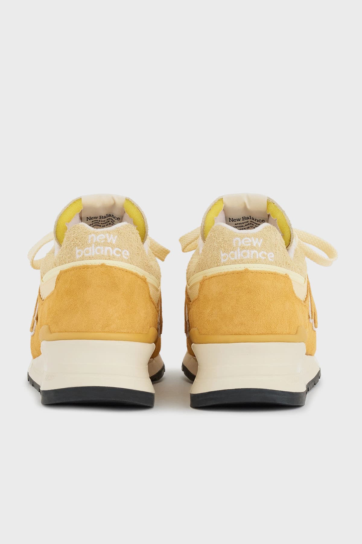 کفش اسنیکر نیو بالانس مردانه جیر زرد بیسیک طرح دار کژوال/روزمره | New Balance U997AC TR — تصویر ۵