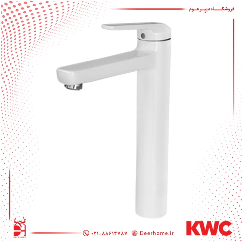 شیر روشویی پایه بلند KWC مدل دومو 2 — تصویر ۲
