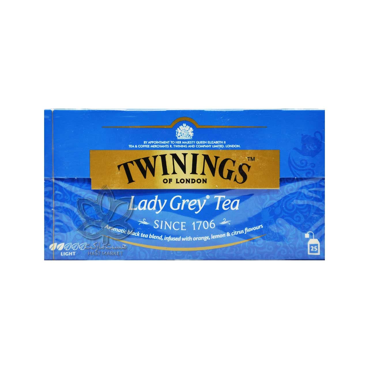چای سیاه معطر با مرکبات ( لیدی گری ) ۲۵ عدد تویینینگز – twinings — تصویر ۲