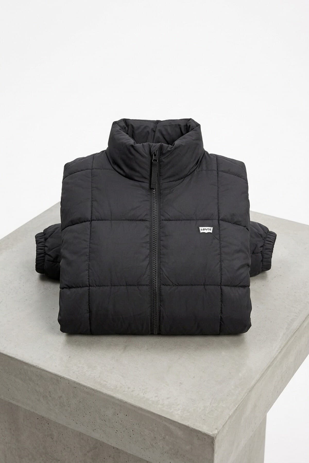 کاپشن لیوایز مردانه پلی استر مشکی بیسیک راسته Regular/رگولار بیسیک Daily/روزانه | Levi’s A8568-0000 TR
