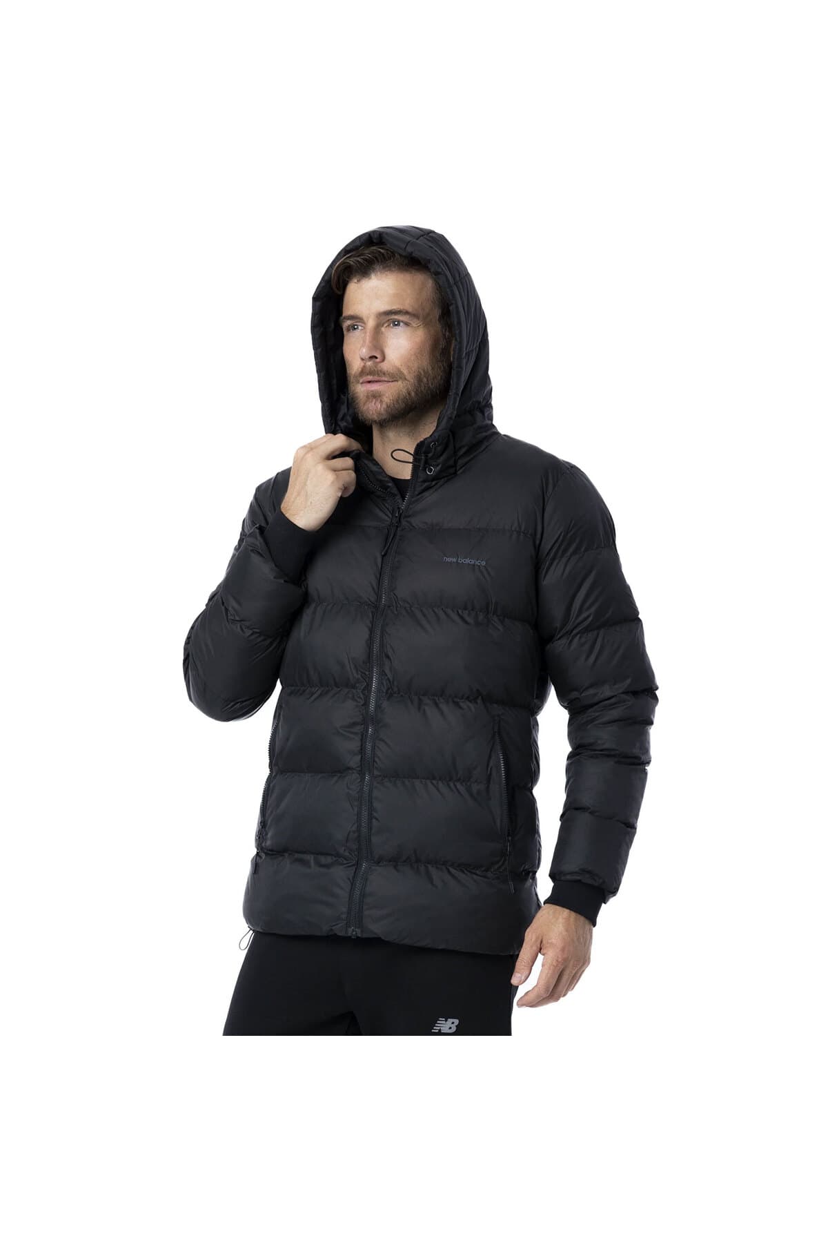 پالتو نیو بالانس مردانه پلی استر رنگارنگ اسپرت راسته Regular/رگولار Regular/رگولار اسپرت | New Balance MPJ3122-BK-v4 TR — تصویر ۴