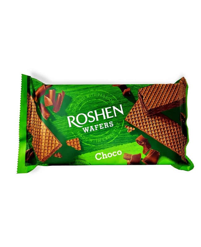 ویفر شکلاتی روشن Roshen مدل choco وزن 216 گرم
