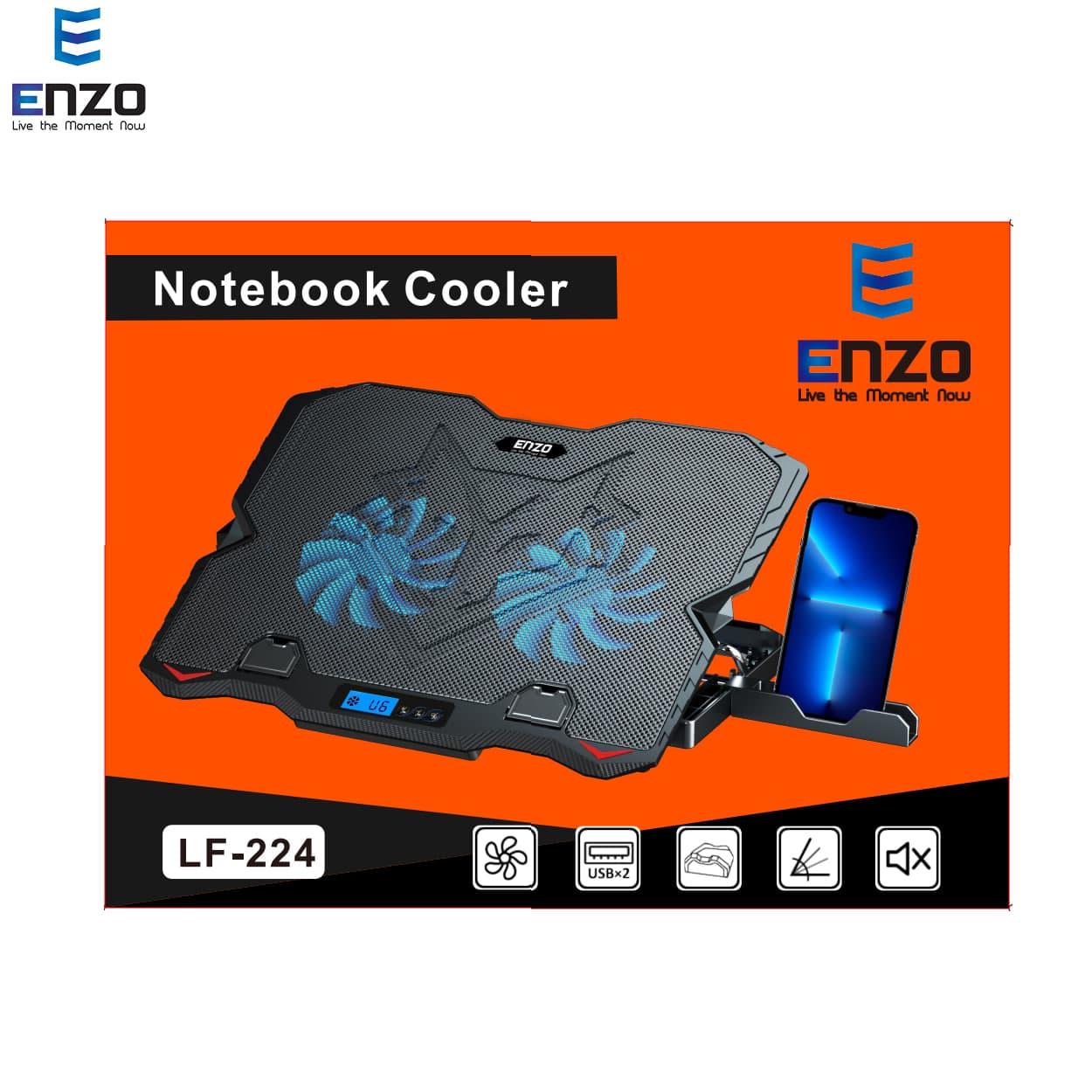 فن زير لپ تاپ ENZO LF-224 — تصویر ۲