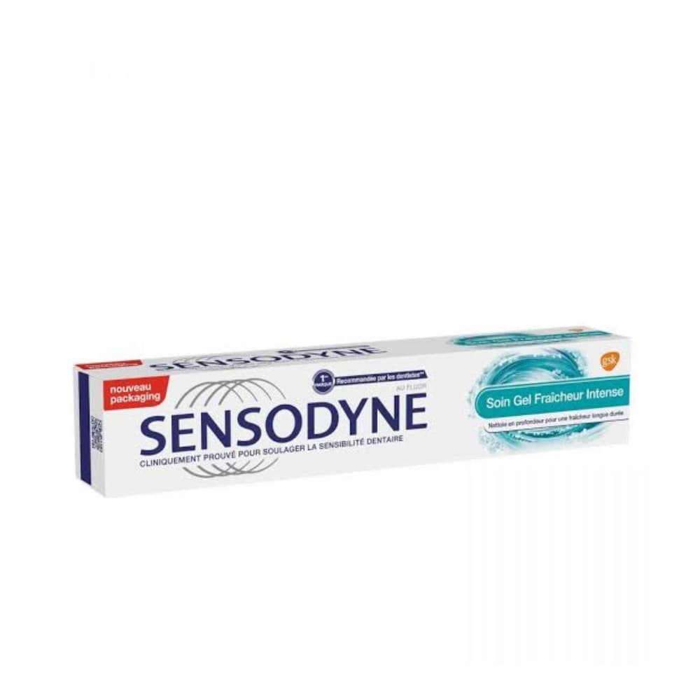 خمیر دندان سنسوداین مدل soin gel fraicheur intense