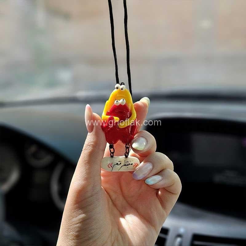 آویز ماشین طرح «عاشق خمیری» — تصویر ۷