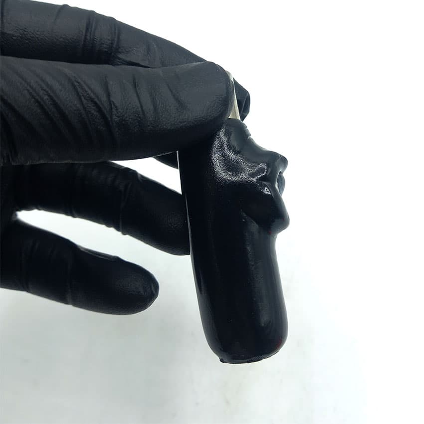 فندک فانتزی کلیپر اصل خمیری مدل تک چشم مشکی d104 — تصویر ۳