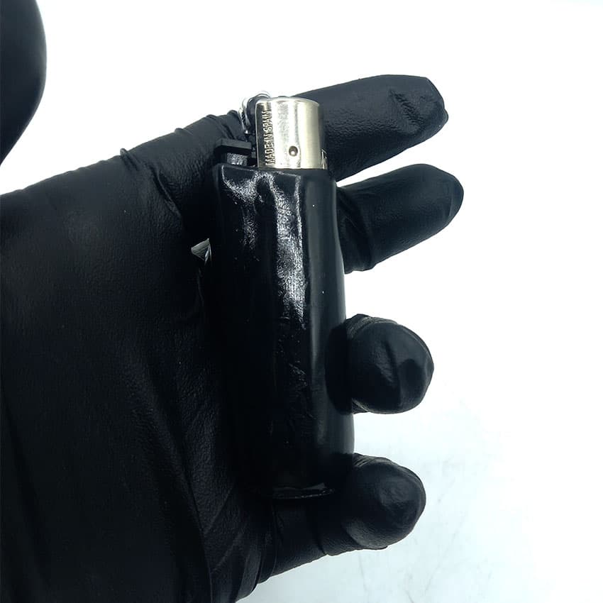 فندک فانتزی کلیپر اصل خمیری مدل تک چشم مشکی d104 — تصویر ۵