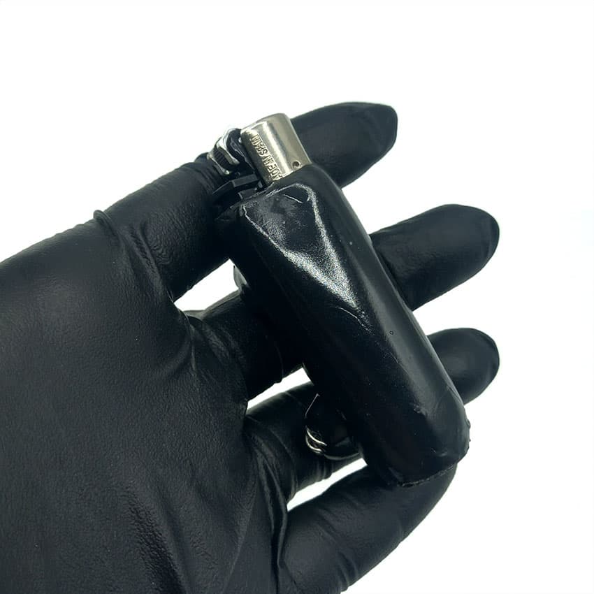 فندک فانتزی کلیپر اصل خمیری مدل تک چشم مشکی d101 — تصویر ۵