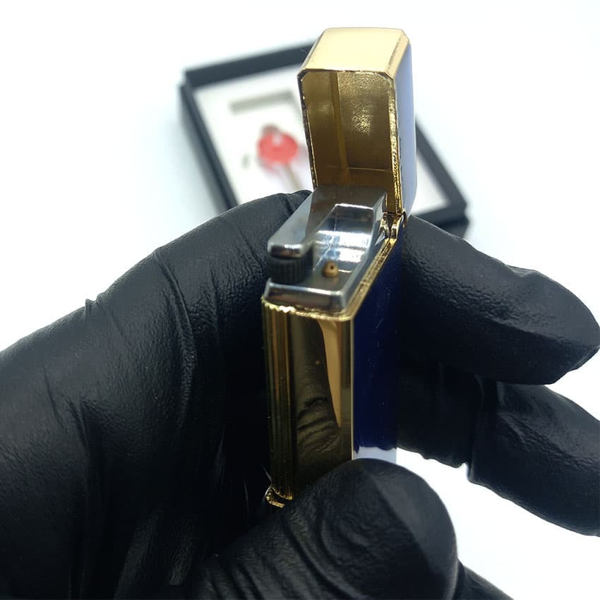 فندک گازی بغل زن لایتر مدل آبی d88 — تصویر ۵