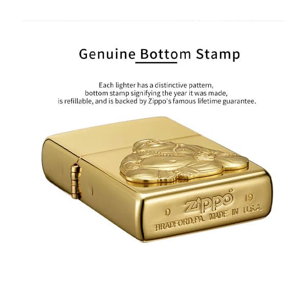 فندک زیپو اصل Zippo Laughing Buddha کد 29626 — تصویر ۴