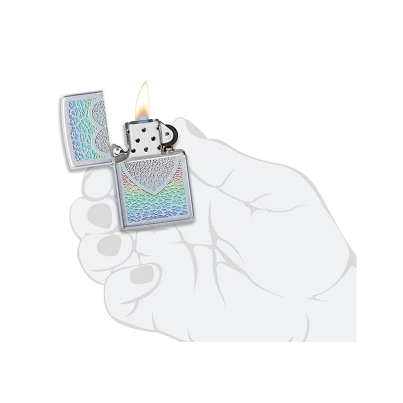 فندک زیپو اصل Zippo Heart Design کد 49780 — تصویر ۲