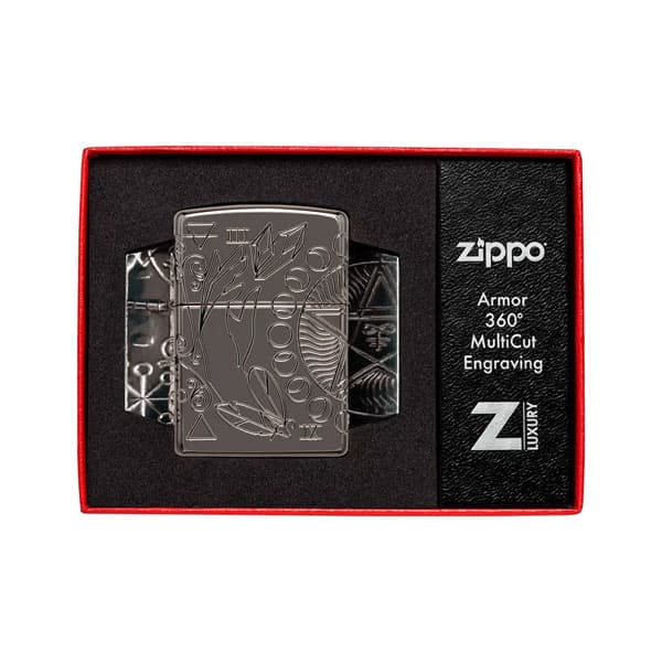 فندک زیپو اصل 49689 | Zippo Armor Wicca Design — تصویر ۴