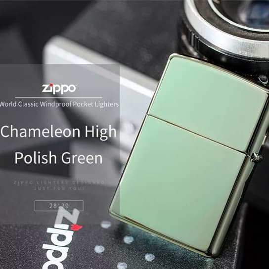 فندک زیپو اصل Zippo Classic High Polish Green کد 28129 — تصویر ۲