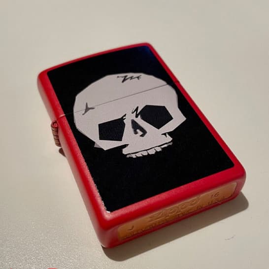 فندک زیپو اصل Zippo Skull کد 233 — تصویر ۴