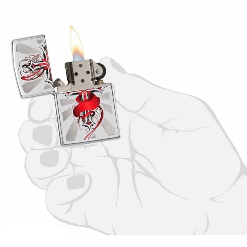 فندک زیپو اصل Zippo Red Wax Sael کد 29492 — تصویر ۴