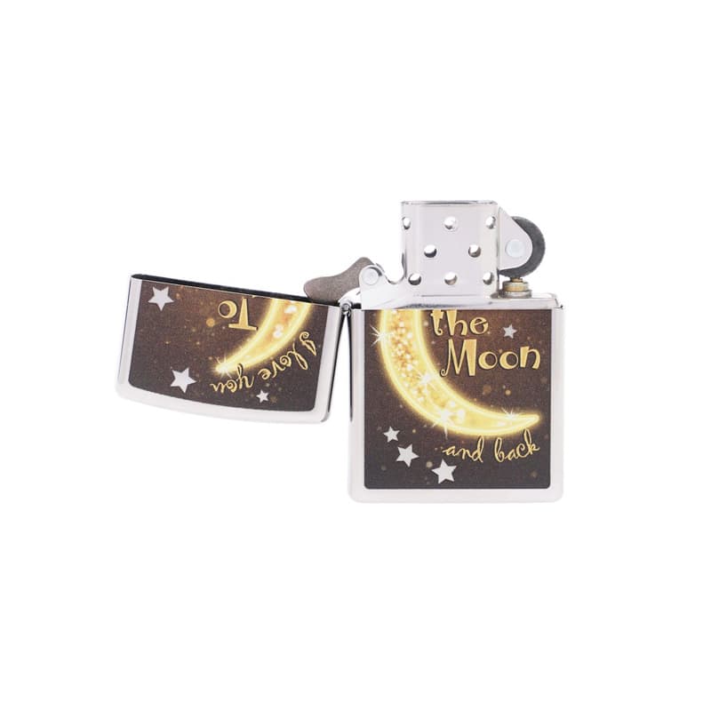 فندک زیپو اصل Zippo Golden Moon کد 29059 — تصویر ۲