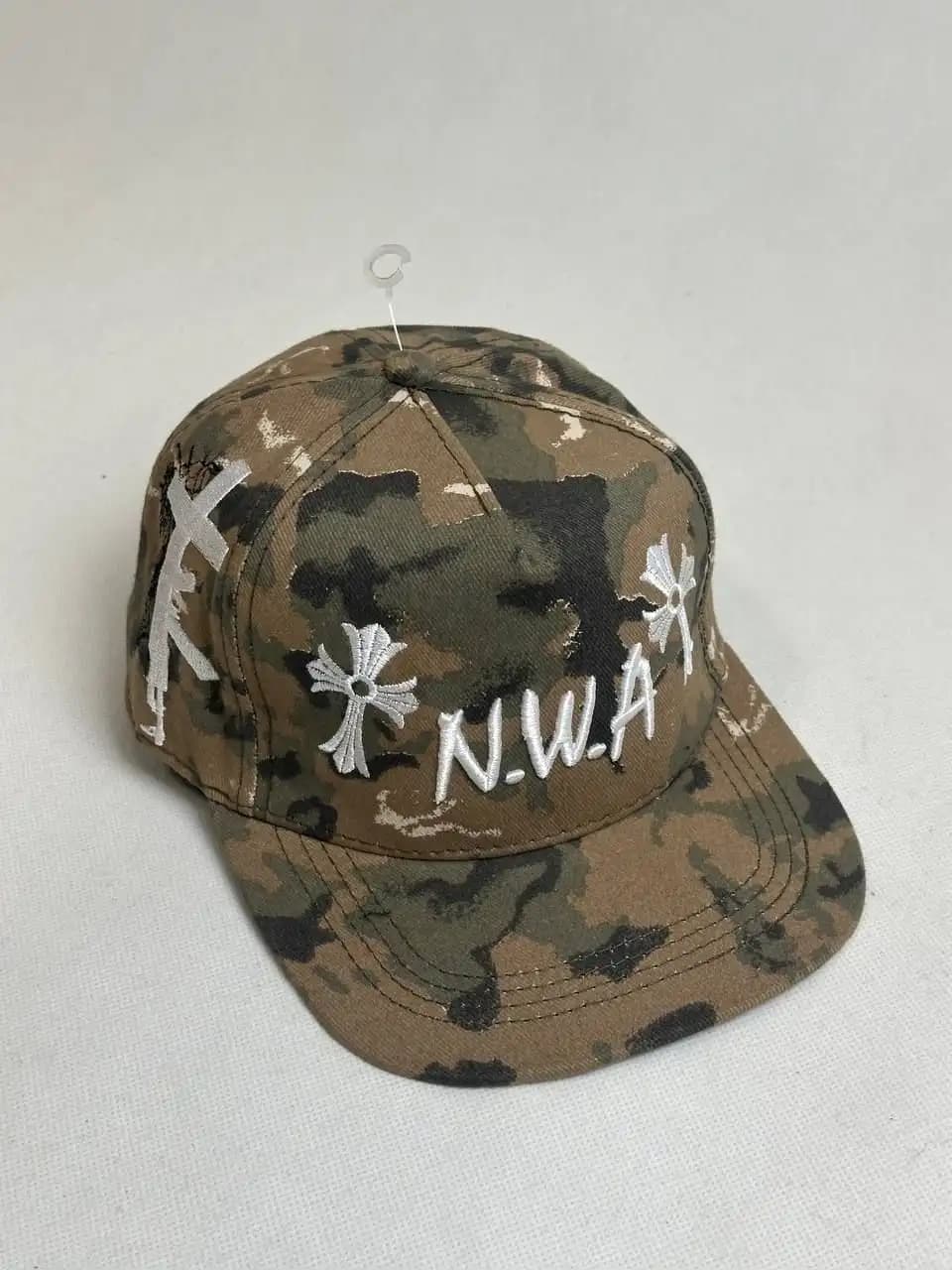 کلاه بک فیت چریکی گلدوزی N.W.Aسایز 57
