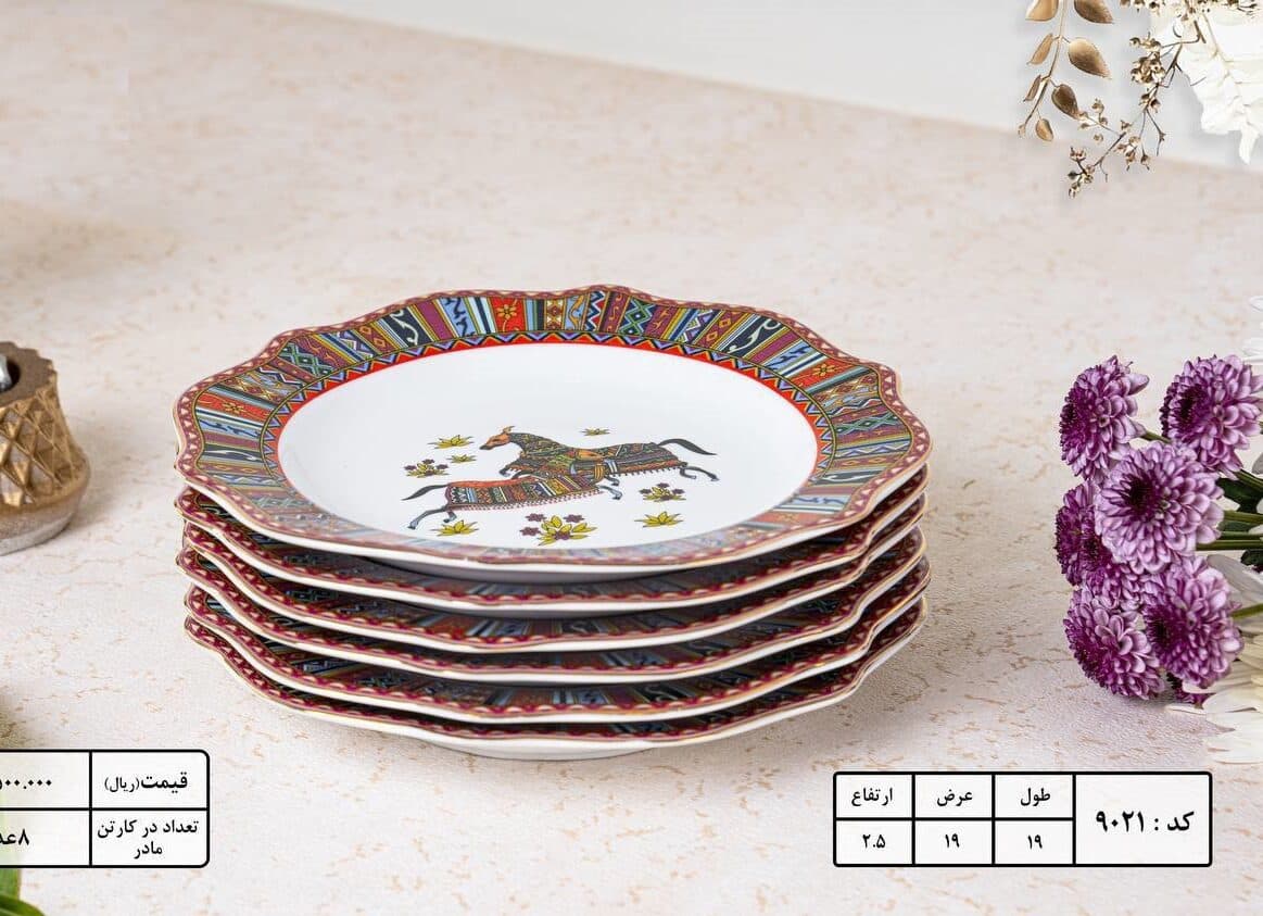پیاله و پیش دستی دالبر هرمس چینی درجه 1 شش عددی — تصویر ۲