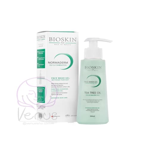 ژل شستشو بایواسکین مناسب پوست چرب BIO SKIN