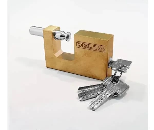 قفل کتابی دلتا برنجی کامپیوتری مدل A1090 — تصویر ۴