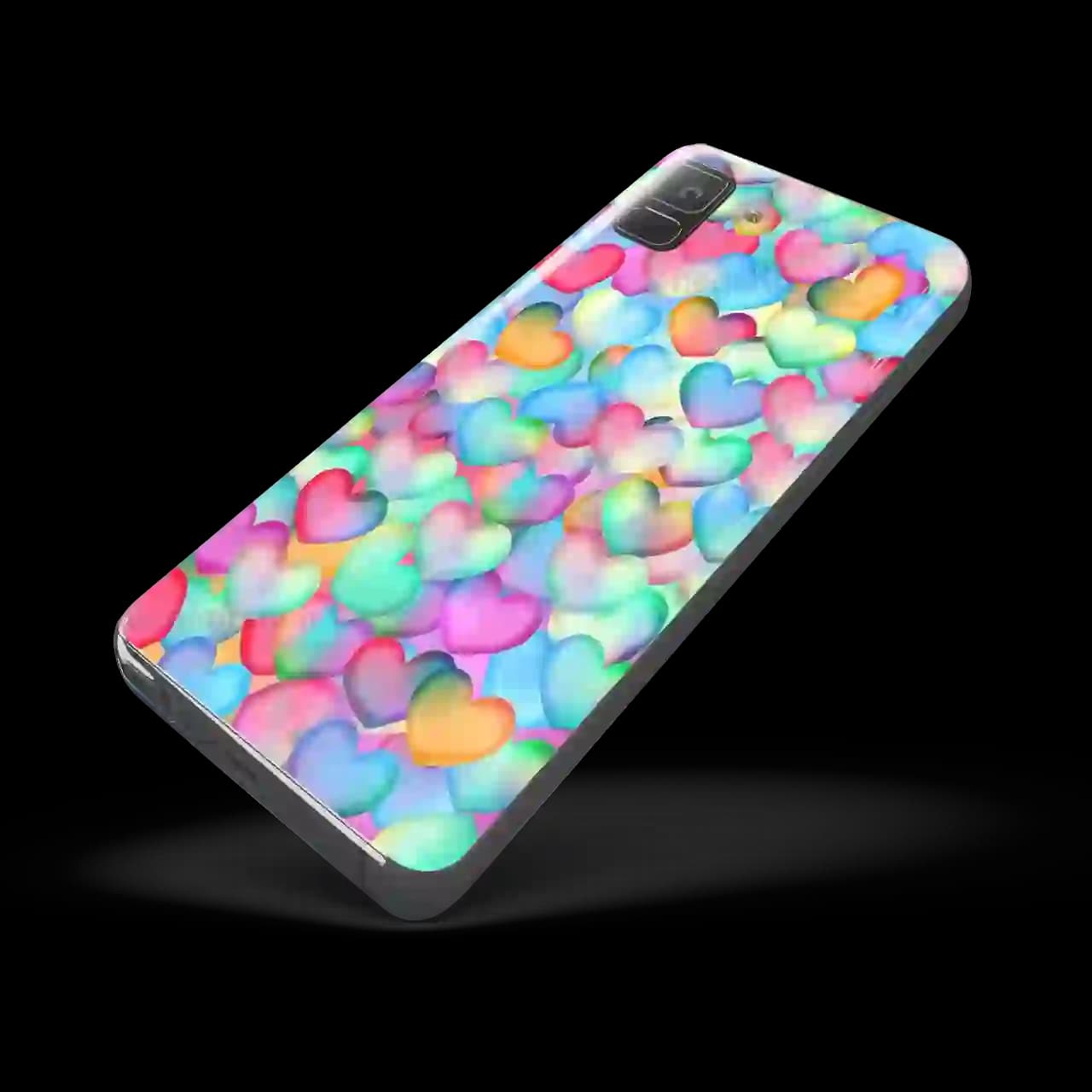 قاب گوشی قلب رنگی مدل AH55 — تصویر ۲