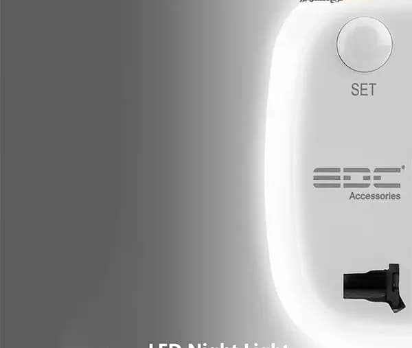 محافظ و مبدل برق 3 به 2 تایمردار EDC مدل Lumi Time — تصویر ۵