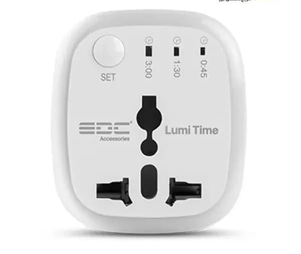 محافظ و مبدل برق 3 به 2 تایمردار EDC مدل Lumi Time — تصویر ۳