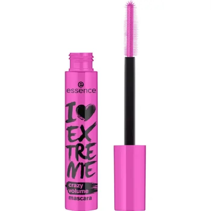 ریمل اسنس صورتی حجم‌دهنده و بلندکننده قوی مژه Essence I Love Extreme Crazy Volume Mascara