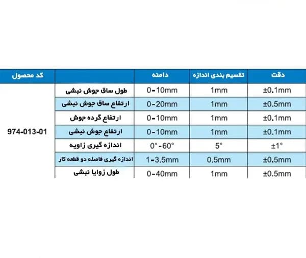 گیج جوشکاری آکاد مدل 01-013-974 — تصویر ۴