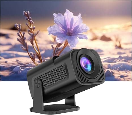 مینی پروژکتور پرتابل فول اچ‌دی ۲۰۲۵ با پشتیبانی از سیستم‌های مختلف | Mini Projector, 2025 Full HD 1080P Support