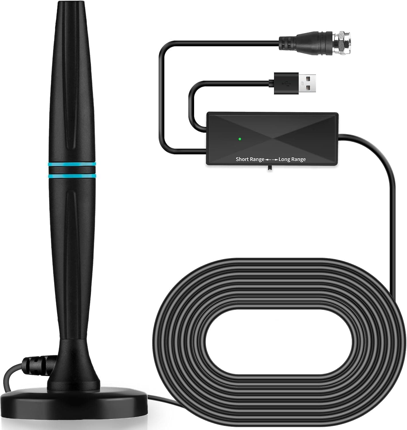 آنتن داخلی تلویزیون هوشمند با پشتیبانی 4K | Lyrwihn Digital Antenna