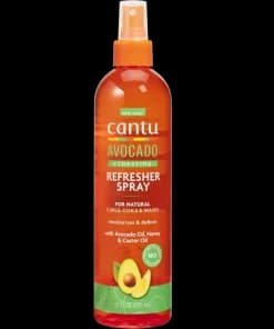 اسپری رفرشر آبرسان آووکادو کانتو احیا کننده و باز کننده گره موی فر 355 میل Cantu Avocado Hydrating Refresher Spray — تصویر ۳